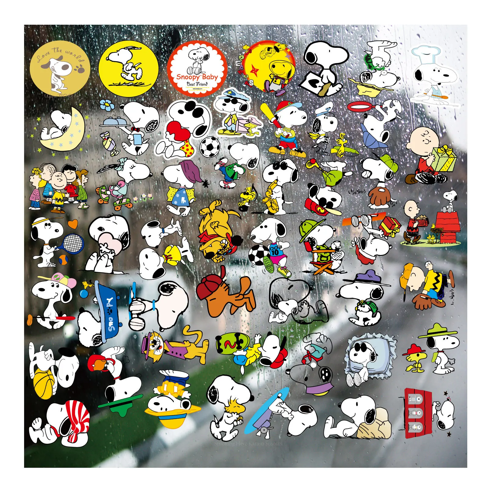 Cartoon Snoopy Full A4 Sticker Laptop Sticker Water Cup Ipad Mobile Phone  Case Storage Box Decorative Sticker Waterproof - AliExpress