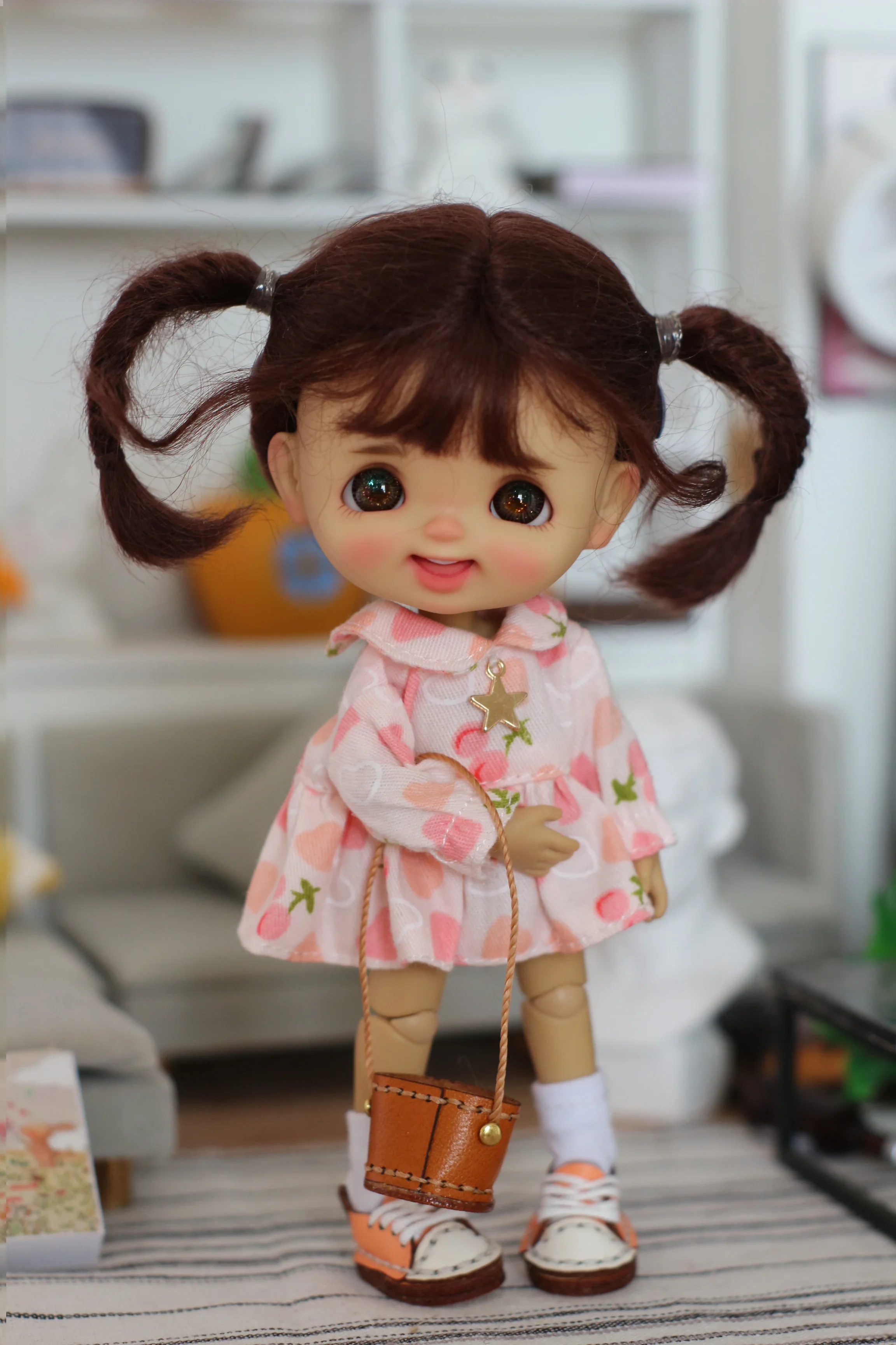 Stodoll OB11 DOLL 1/12 Dark Includes Doll Head and Wig, Clothes, Shoes and Body Bjd Doll Full Set Bjd  Full Set 2