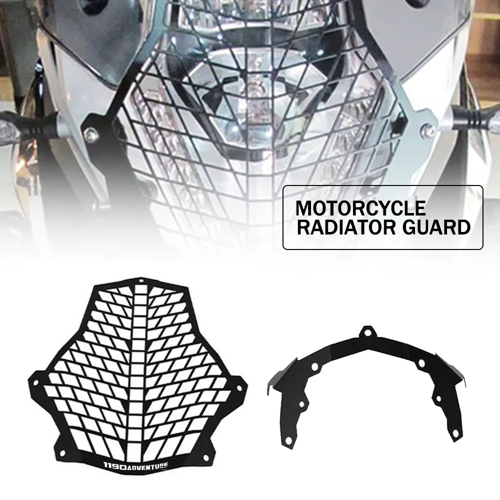 

Motorcycle Headlight Headlamp Grille Shield Guard Cover Protector Fit For 1290 1190 1090 1050 Super Adventure R/L 2016 1190R ADV