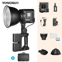 YONGNUO YNLUX100 PRO 120W 2700K-6500K Bowens Mount Handheld Outdoor LED Light with Handle Power Adapter 1