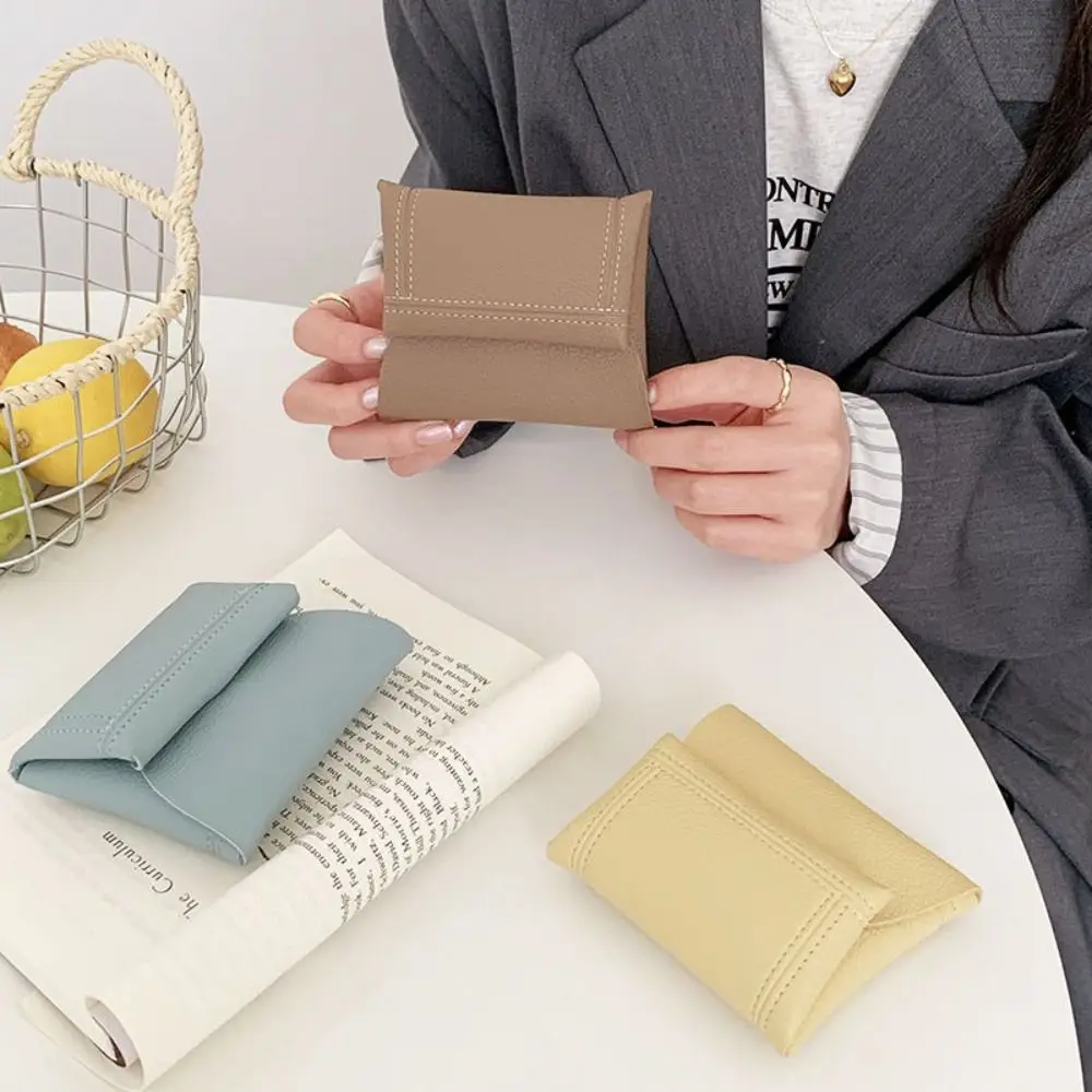 

Кошелек для монет с кнопкой, модный легкий мини-держатель для карт, Детский кошелек из искусственной кожи