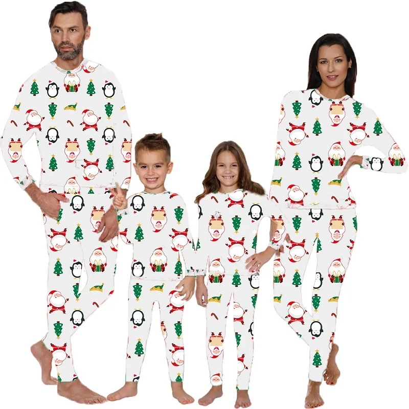 thumbnail image 1 of Conjunto de pijamas a juego para la familia de Navidad 2024, conjunto de pijamas para madre, hija, padre e hijo, mamelucos para bebé, ropa de dormir, 1 of 3
