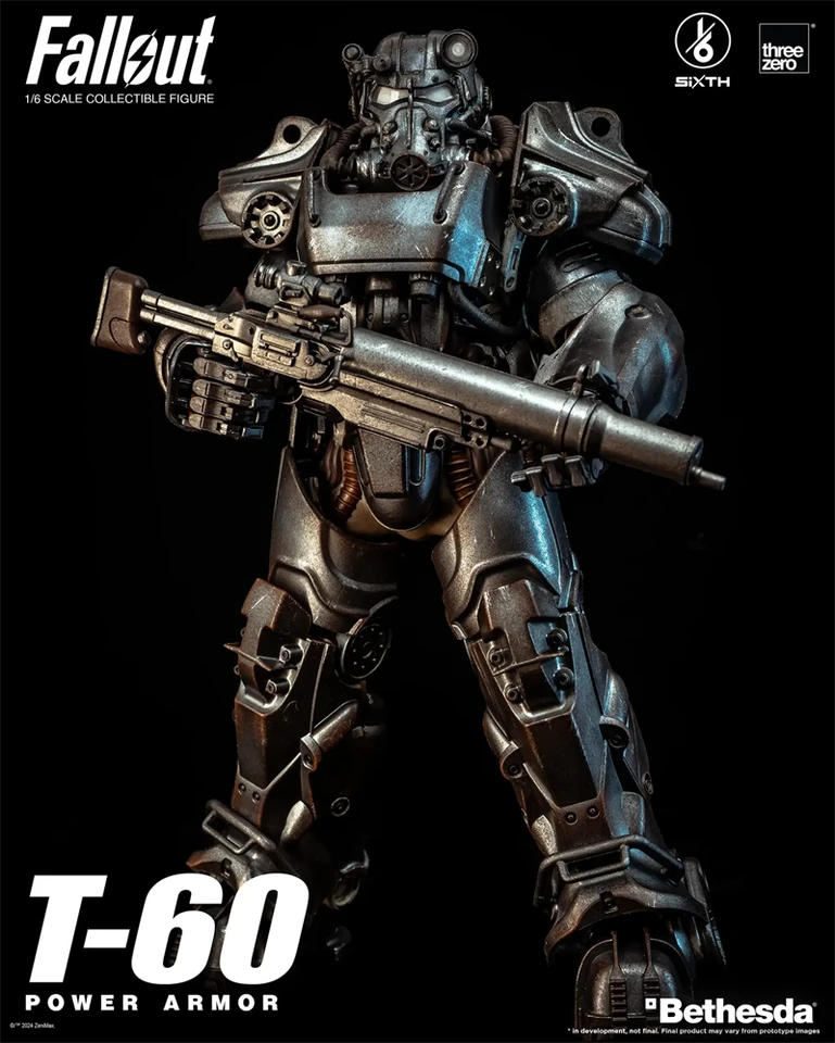 Threezero フォールアウト T-60 迷彩 パワーアーマー フィギュア Fallout 1/6 T‐60 Camouflage Power Armor – threezero store