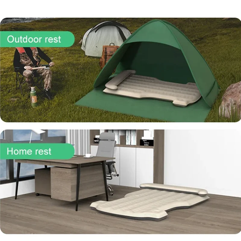 For Tesla Model Y Inflatable Camping Mattress Travel Sleeping Bed Rear Trunk Cushion Pads Tesla Car Interior Accessories