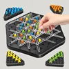 Chain Triangle Chess Game Logical Thinking Puzzle Rubber Band Game  Interactive Desktop Game Toy Battle Set For Family Party Gif 5