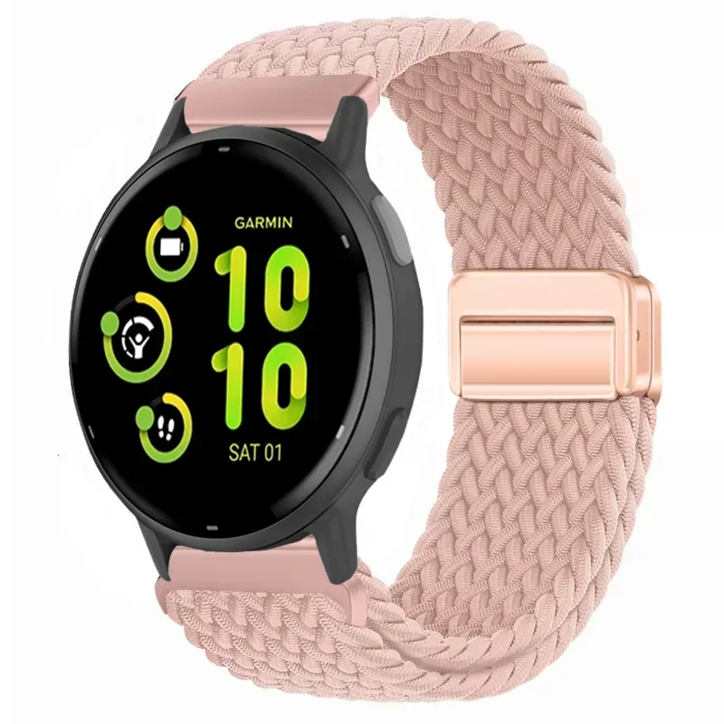 Enhanced Nylon Strap with Adjustable Magnetic Wristband, Available in 20mm and 22mm Sizes