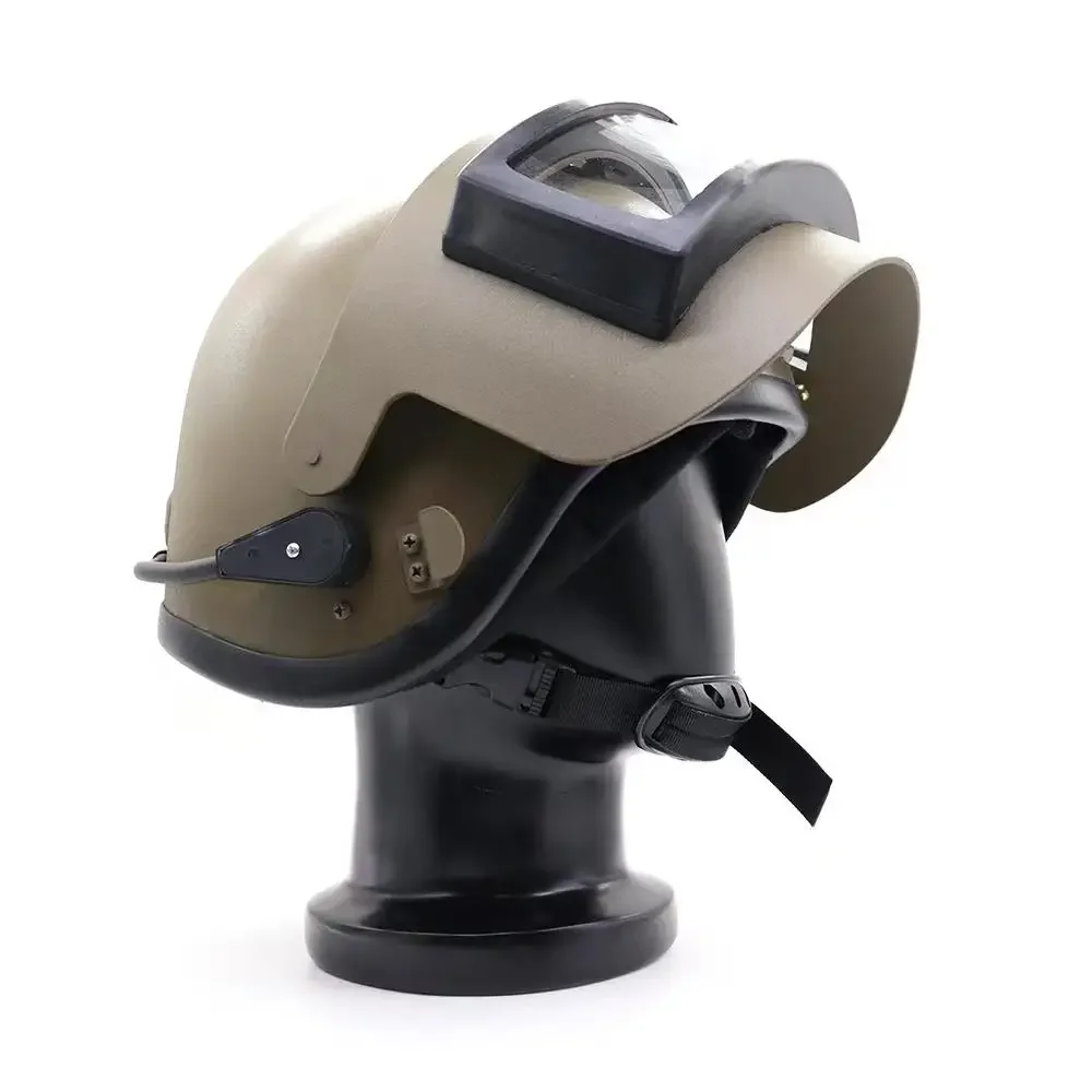 Verbesserte Version russischer Altyn Helm K6-3/K-63/k63 taktischer Level III Arkin Helm mit Voll gesichts maske Anti-Riot-Linse – Detail 13
