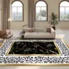 Luxury Gold Living Room Decoration Carpets Home High-quality Soft Rug Dining Room Easy Cleaning Non-slip Comfortable Floor Mat 2