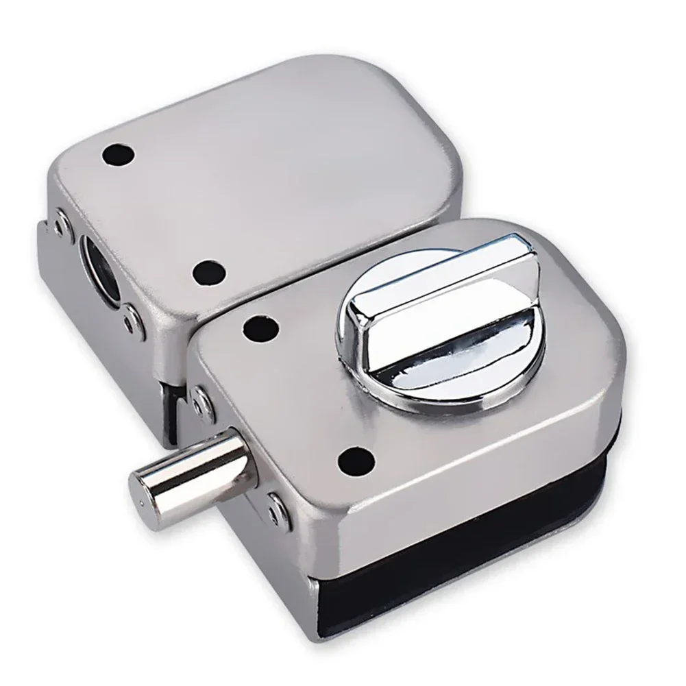 Stainless Steel Glass Door Lock Bolt Latch For Double Glass Door Frameless Cabinet Doors Lock door lock door latch