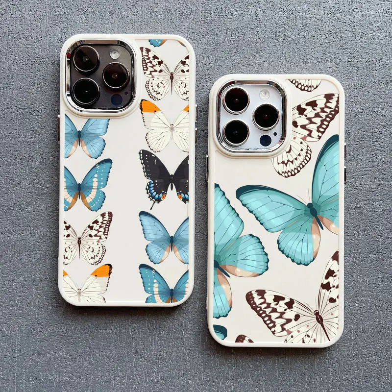 Elegant Butterfly Silicone Phone Case - New Fashion Cover