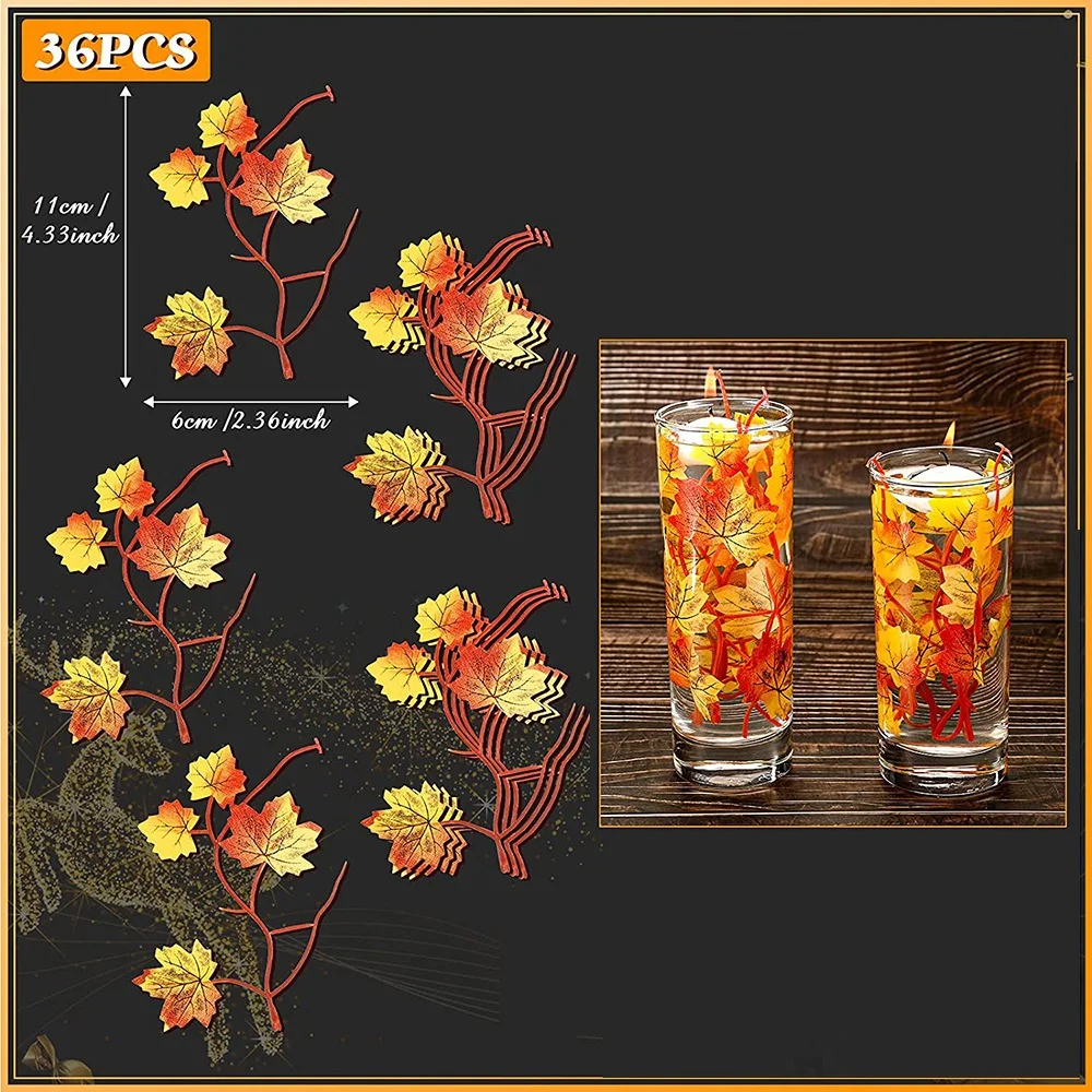Fall Flowers Floating Candles Centerpiece Floating Candles Party