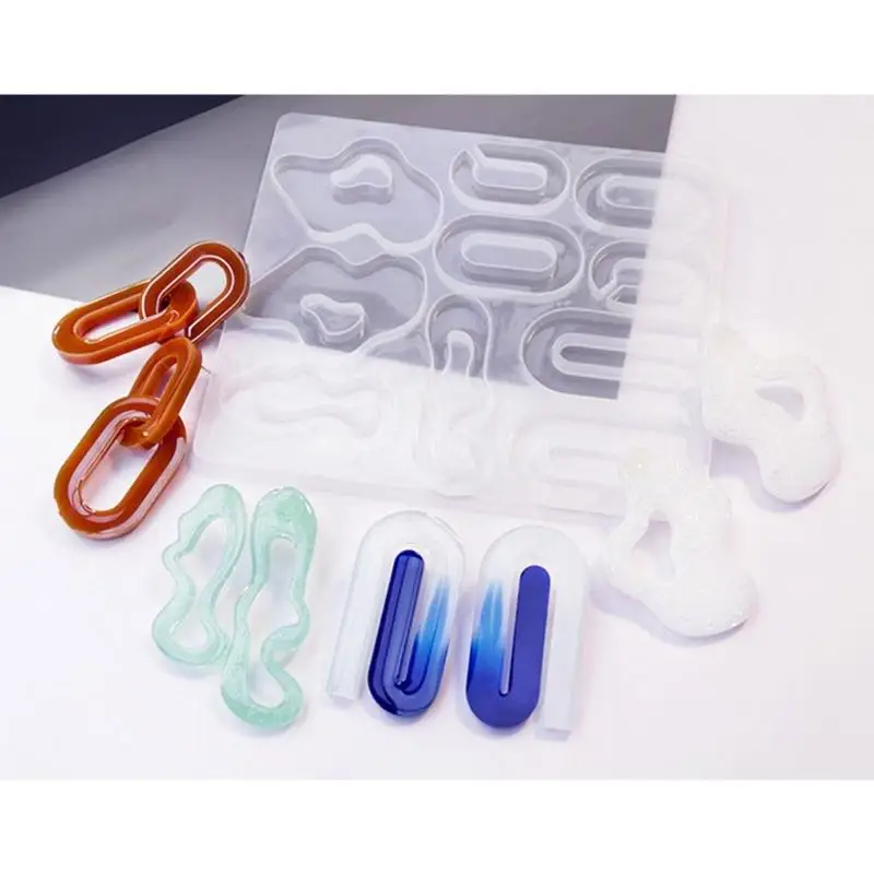 3D Irregular Earring Silicone Mold for DIY Jewelry and Crafts, Non-stick Epoxy Resin Mold