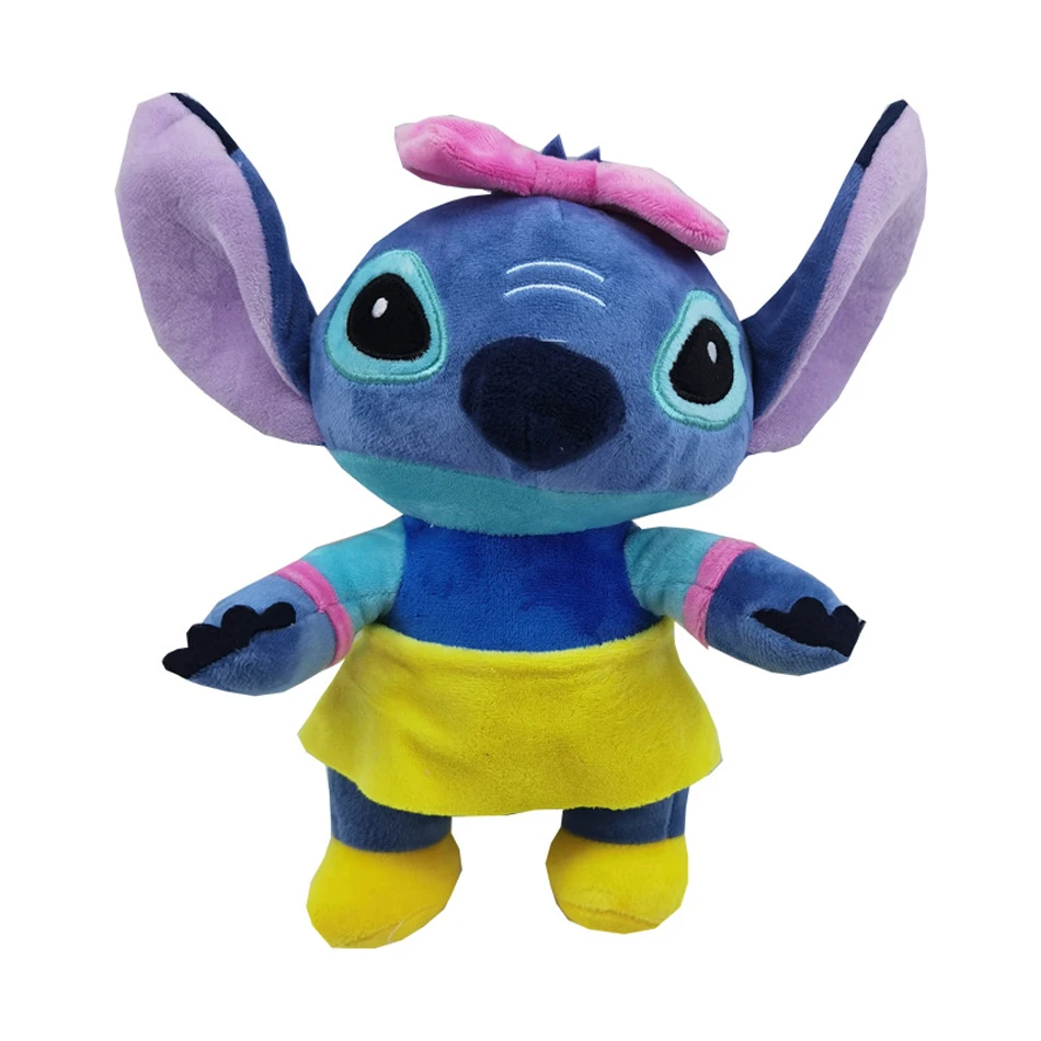 thumbnail image 1 of Hot Cartoon Blue Pink Stitch Plush Figure Anime Toy Lilo and Stitch 20cm Stitch Plush Sewing Toy Kids School Bag Birthday Gift, 1 of 5