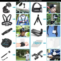 Action Camera Accessories Kit for GoPro Hero 13 12 11 10 9 8 7 6 5 4 Session 3 Black Max Insta360 Yi 4K DJI AKASO Campark SJCAM - Image 4