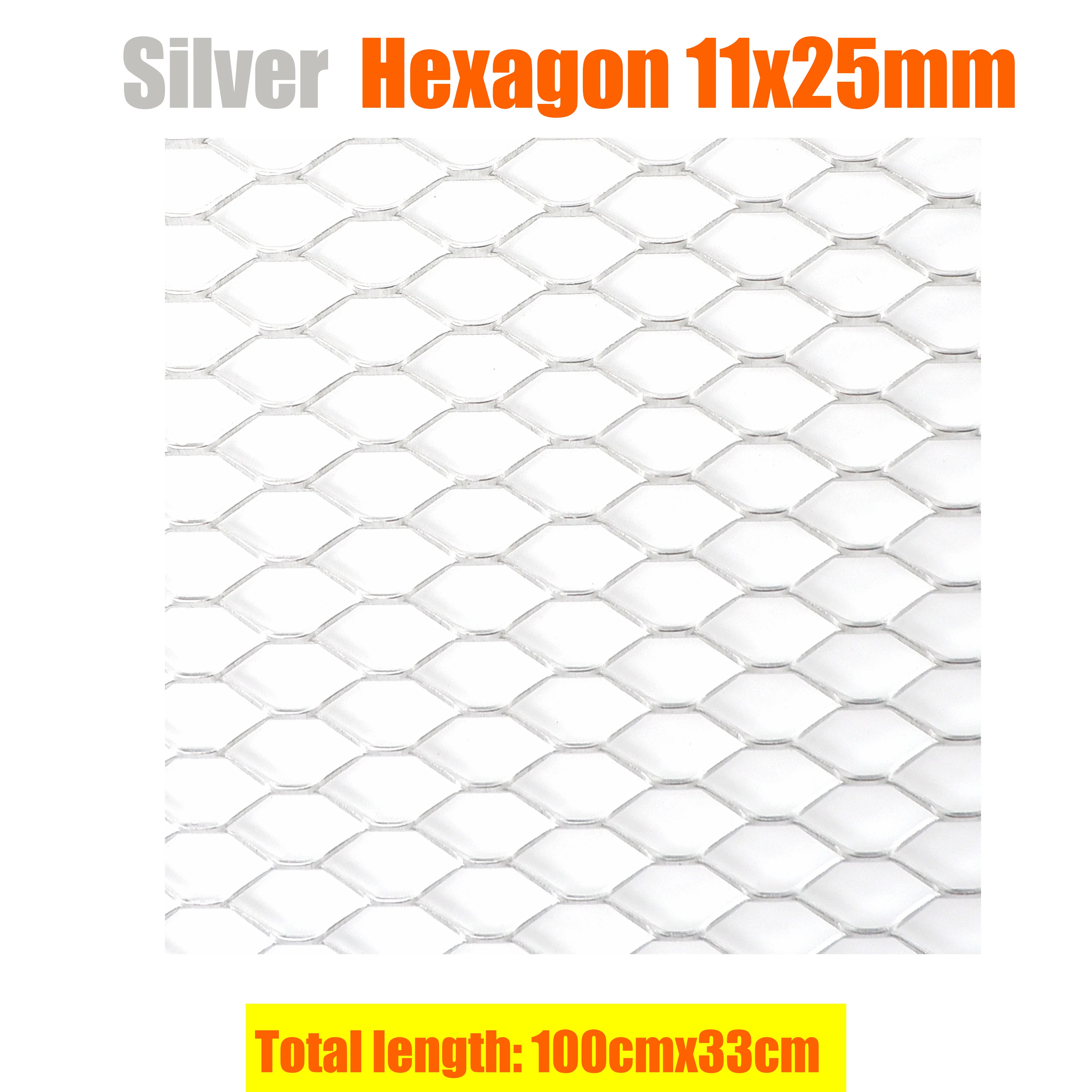 Grille de grille en aluminium, 100 x 33 cm, universelle