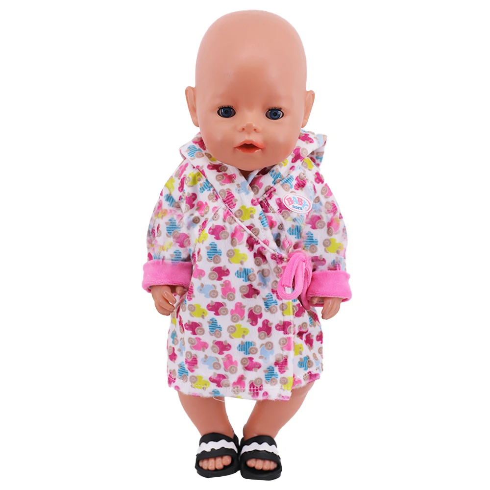 Doll Shoes Summer Cave Shoes for 43cm Reborn Baby&18inch Girl American Doll Clothes Accessories,Our Generation Slippers Sandals 3