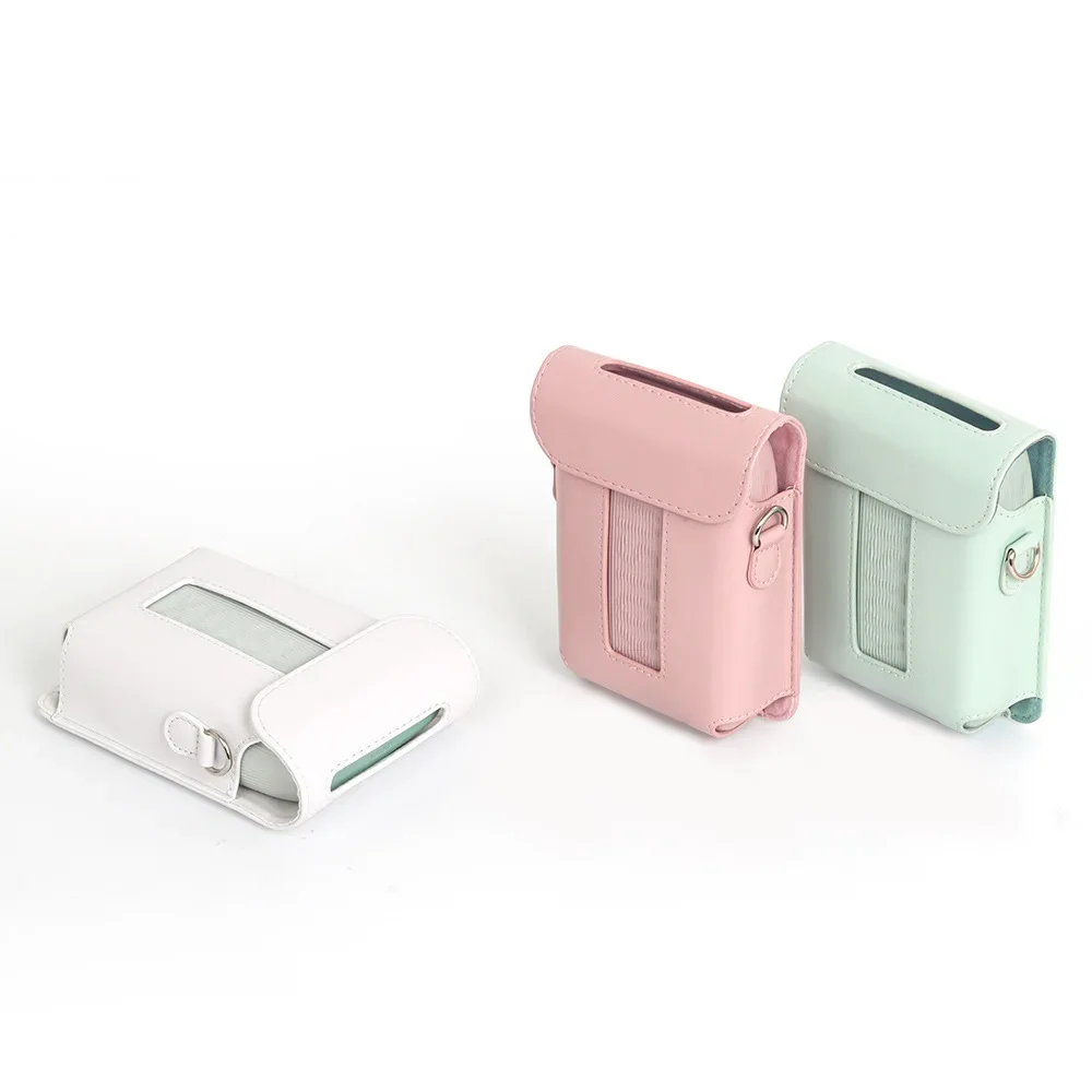 PU Leather Camera Bag Printer Carrying Case Retro Shockproof Storage Bag Dustproof Anti Drop for Fujifilm Instax Mini Link 3