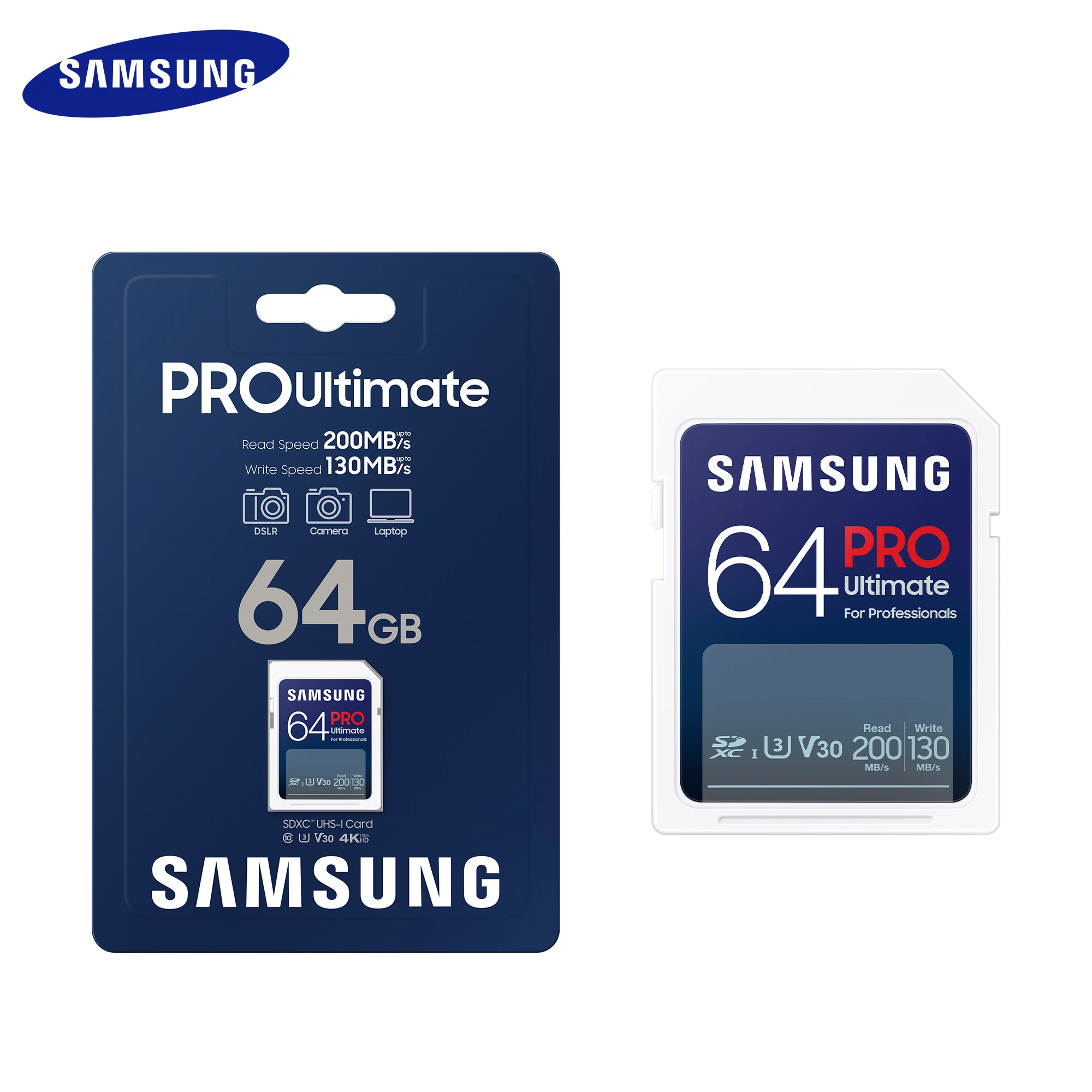  Ｚ SD ī, ޸ ī SLR  ī޶, SDXC U3 V30 б 200 MB/s, 64GB, 128GB, 256GB, 512GB PRO Uilimate