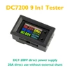 DC 0-200V 20A Voltmeter Ammeter KWS Power Energy Meter LED Digital DC Wattmeter Meter 9-in-1 Multi-function Measuring Instrument 1