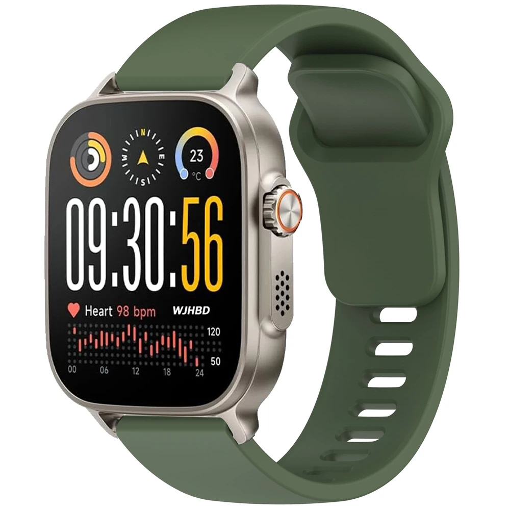 Premium Silicone Sports Bracelet - 22mm Universal Watch Band