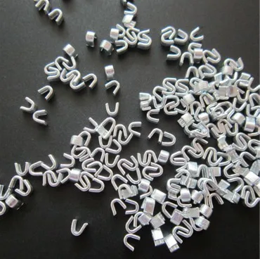 

1000 Pieces No. 5 Zipper Upper Stop Resin Metal Zipper Length Modification Metal Clip Zipper Puller