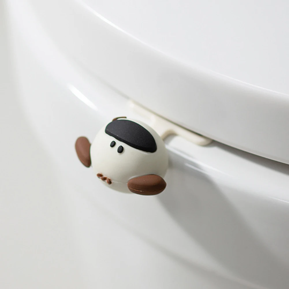 Portable Cartoon Toilet Seat Lifter Toilet Lifting Device Avoid Touching Lid Handle WC Accessories Ring Handle