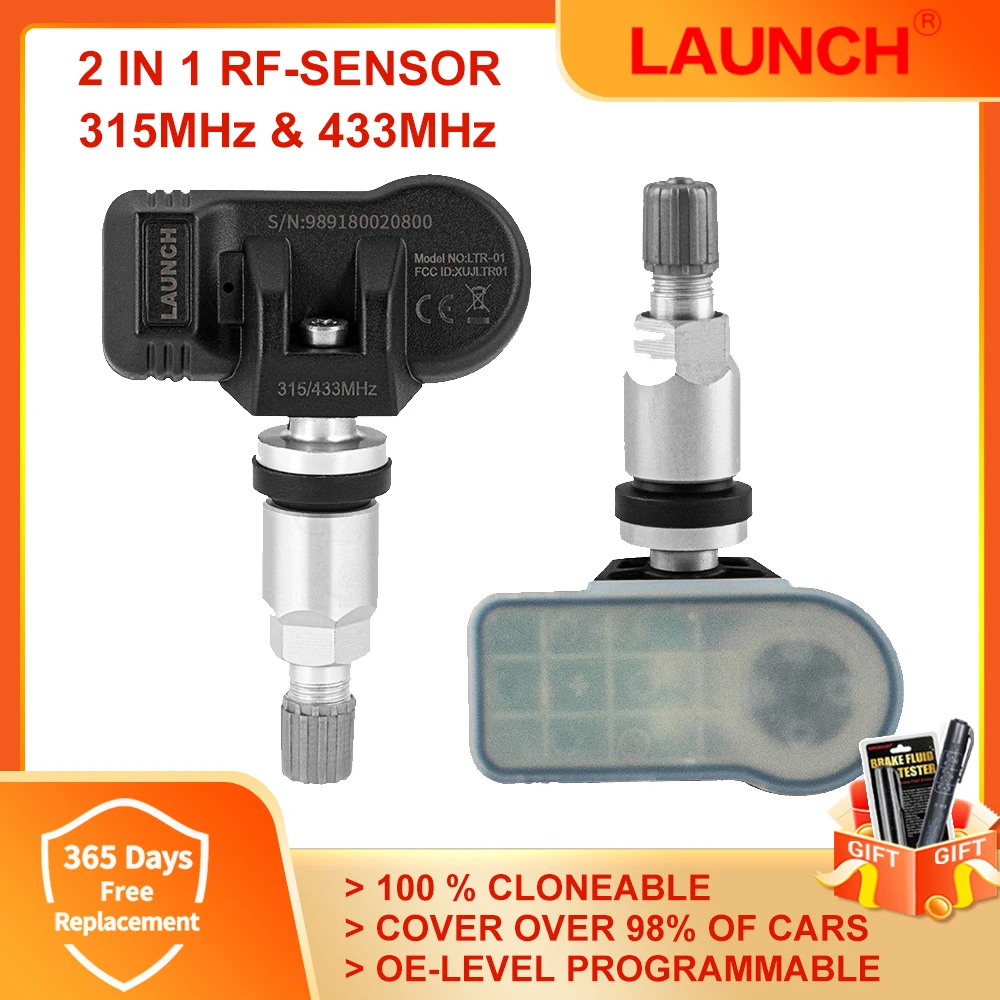 Lancio X431 2 In 1 Rf-Sensor 315Mhz E 433Mhz Sensore Tpms Strumenti Di Riparazione Pneumatici Scanner Sensori Di Pressione Dei Pneumatici Tester Progr