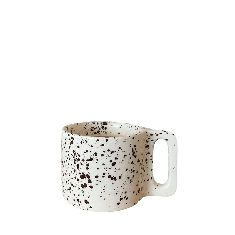 

Creativity Splash Ink Mug Nordic Modern Vintage Portable Ceramic Water Cups Coffee Table Desktop Coffee Cup Home Decoration