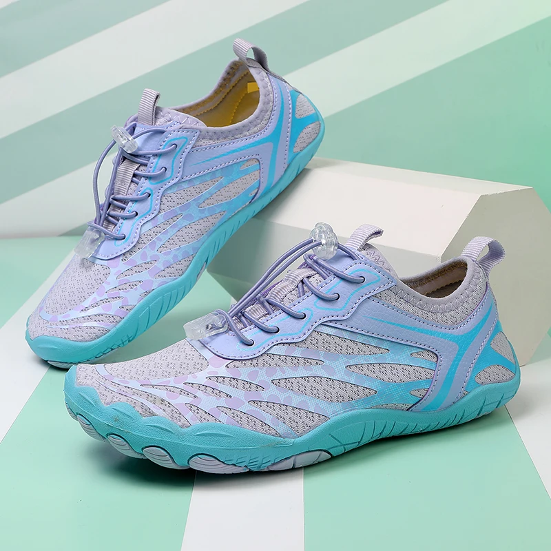 New Quick-Dry Aqua Shoes Couple Summer Beach Anti-Slip Aqua Shoes Swimming Wading Breathable Creek Tracing