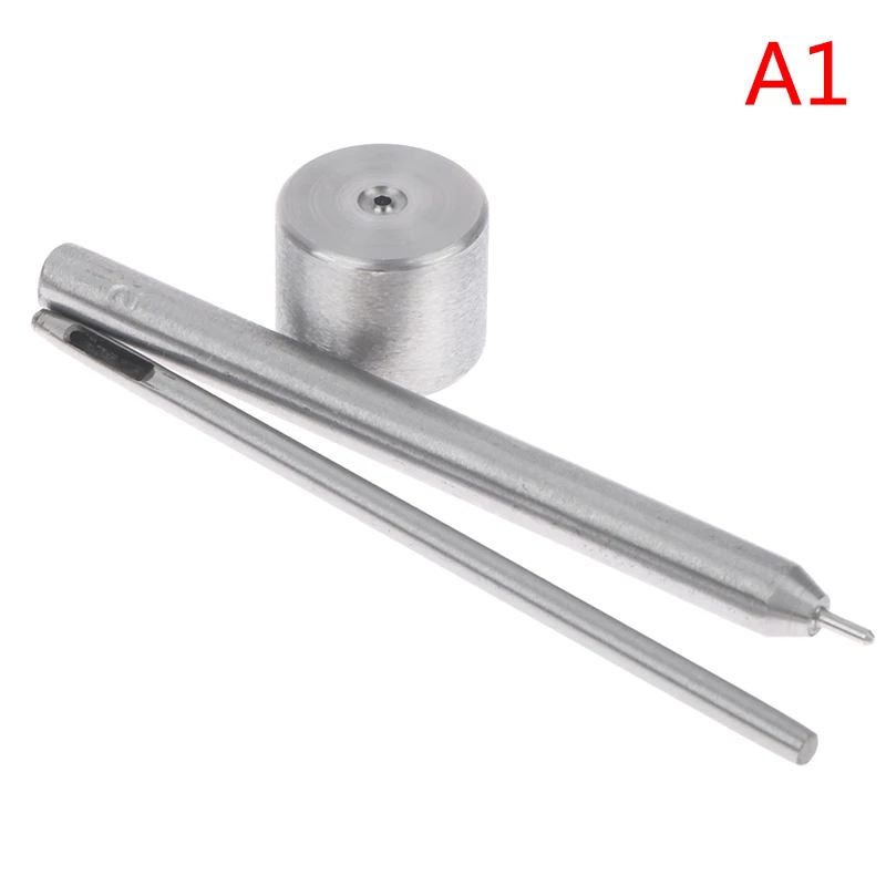 3PCS Mini Eyelets Grommet Installation Punching Tools For 1.5mm 2mm 2.5mm Holes Dollhouse Clothing DIY Parts Accessories