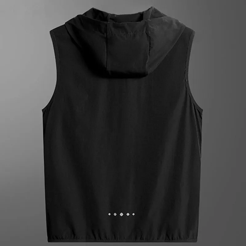 Golf jackets vest for men Summer fashion ultra-thin Ice silk Elastic golf waistcoat outdoors Golf wear Light soft Men golf Coats