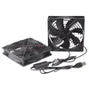 120Mm 5V USB Powered PC Router Fans With Speed Controller High Airflow Cooling Fan For Router Modem Receiver 2