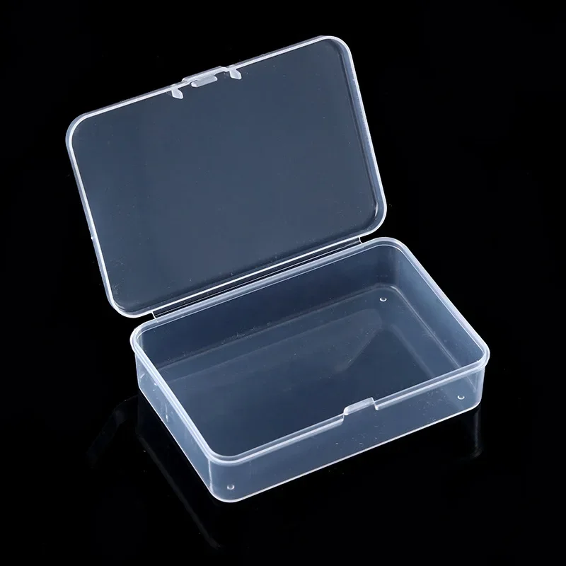 Mini Storage Boxes Multifunctional Transparent Rectangular Mini Plastic Storage Box Jewelry Storage