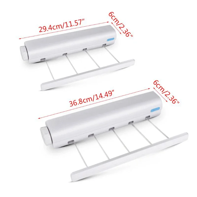 

Supplies Bathroom Rope Hanger Dryer Flexible Mounted Indoor Towelrack Retractable Drying Clothes Wall Clothesline