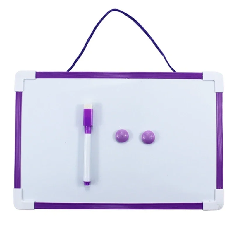 Magnetic Double-sided Dry-erase Whiteboard with Marker and Magnets Set