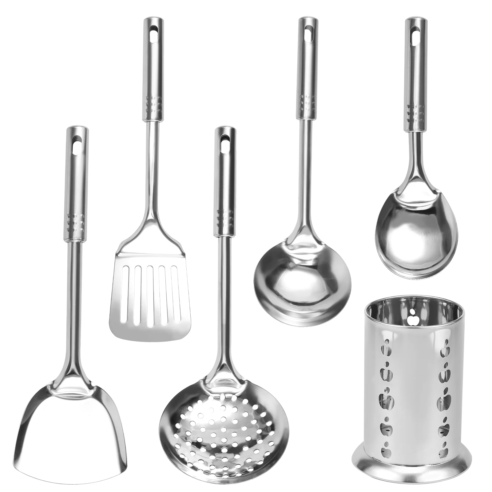 6pcs silver