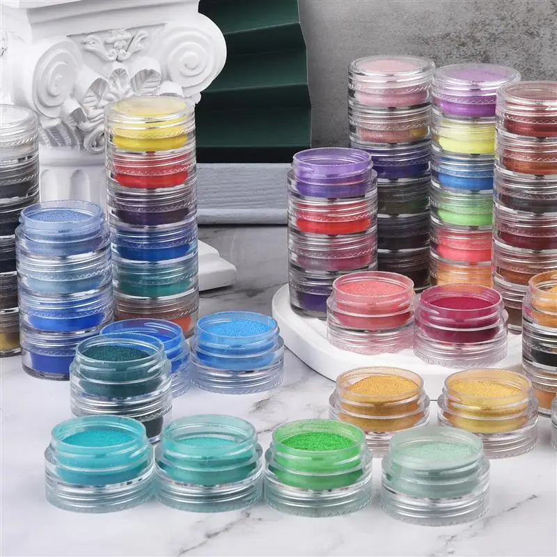 6 colori/set kit di pigmenti in resina epossidica polvere perlescente  colorante colorante fai da te stampo in resina epossidica creazione di  gioielli pigmenti in polvere di perle - AliExpress