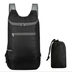 Weekend Foldable Waterproof Lightweight Travel Bag with Large Capacity (Black)
