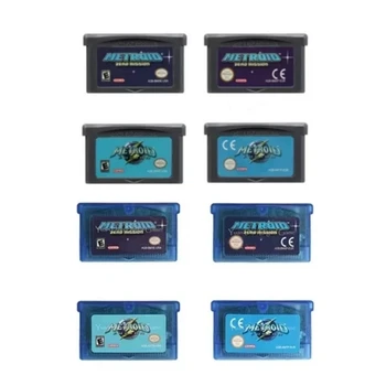 Cartuccia per console per videogiochi a 32 bit per scheda di gioco GBA Metroid Zero Mission Fusion USA/EUR Cinque lingue per GBA/SP/DS 1