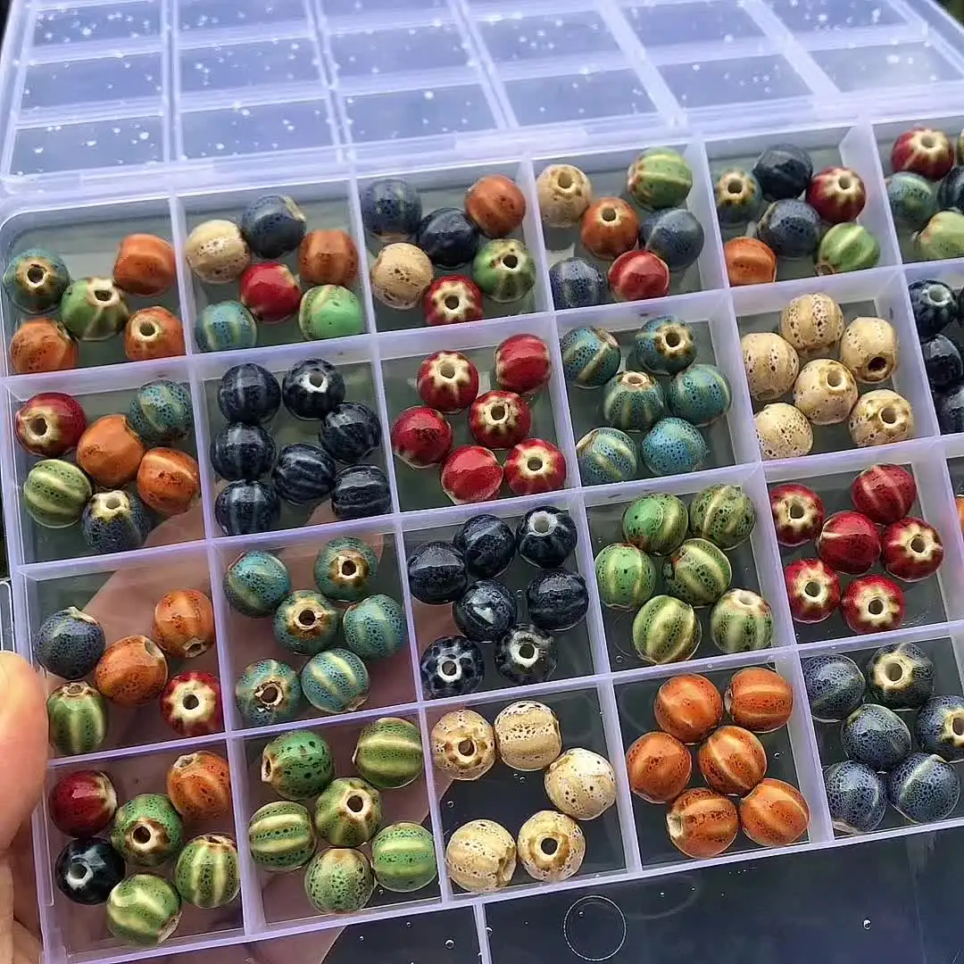 Керамические бусины LNMBII 11 мм multicolor 10 шт