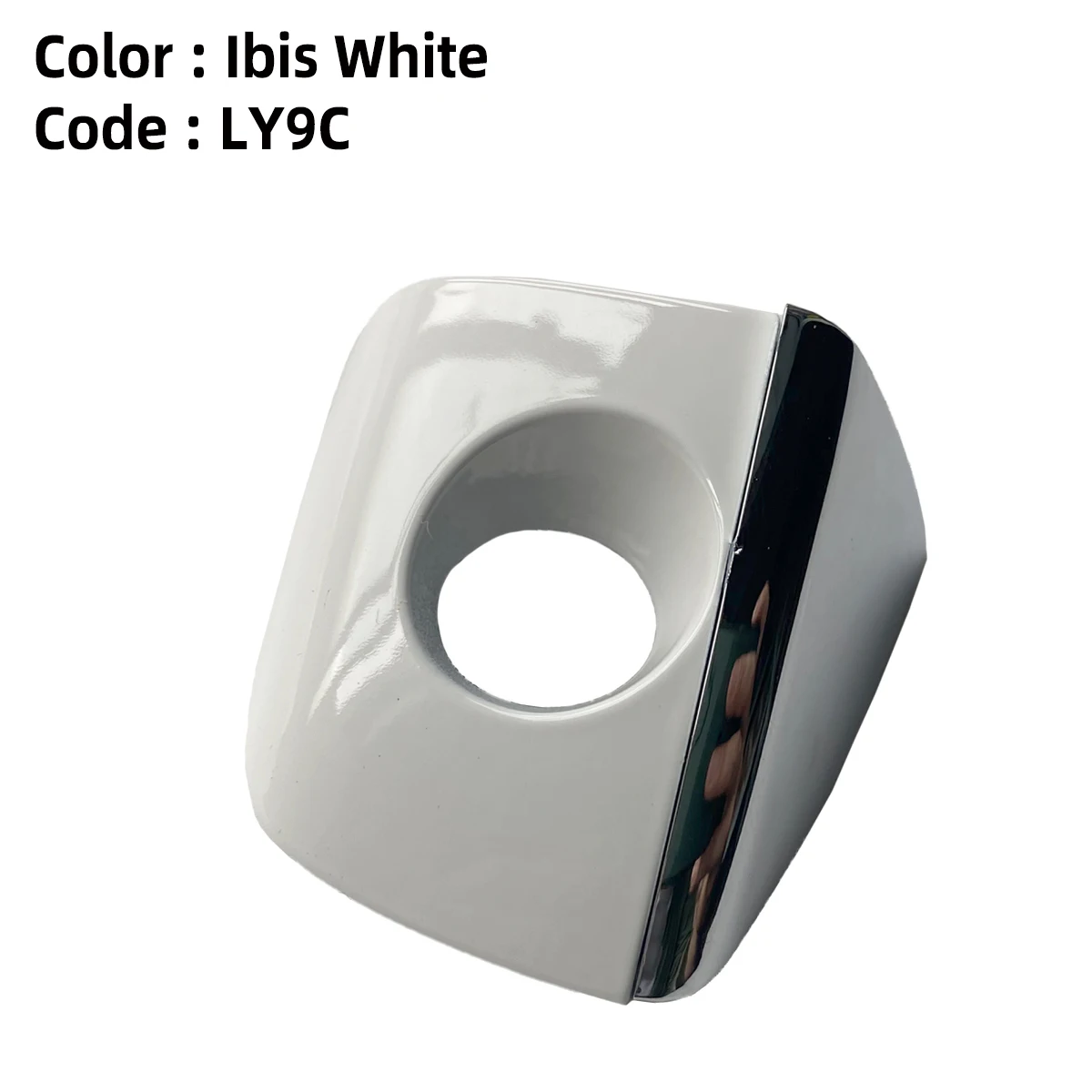 아우디 Q5 8R SQ5 스포트백 2013-2017 8R0837899용 크롬 도어 핸들 커버 잠금 캡이 있는 전면 좌측 외부