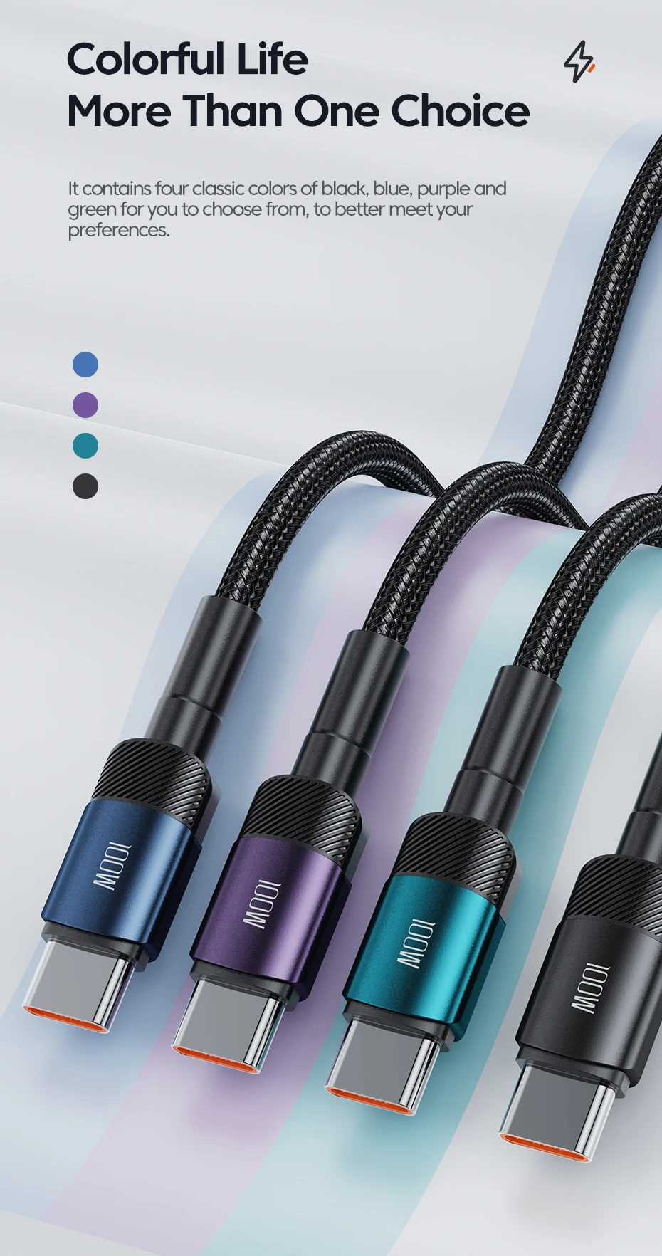 توكي يو إس بي نوع سي كابل شحن سريع يو إس بي سي سلك شاحن لفون 15 14 13 12 11 وهواوي P40 P30 Realme Oppo Oneplus 1m 2m