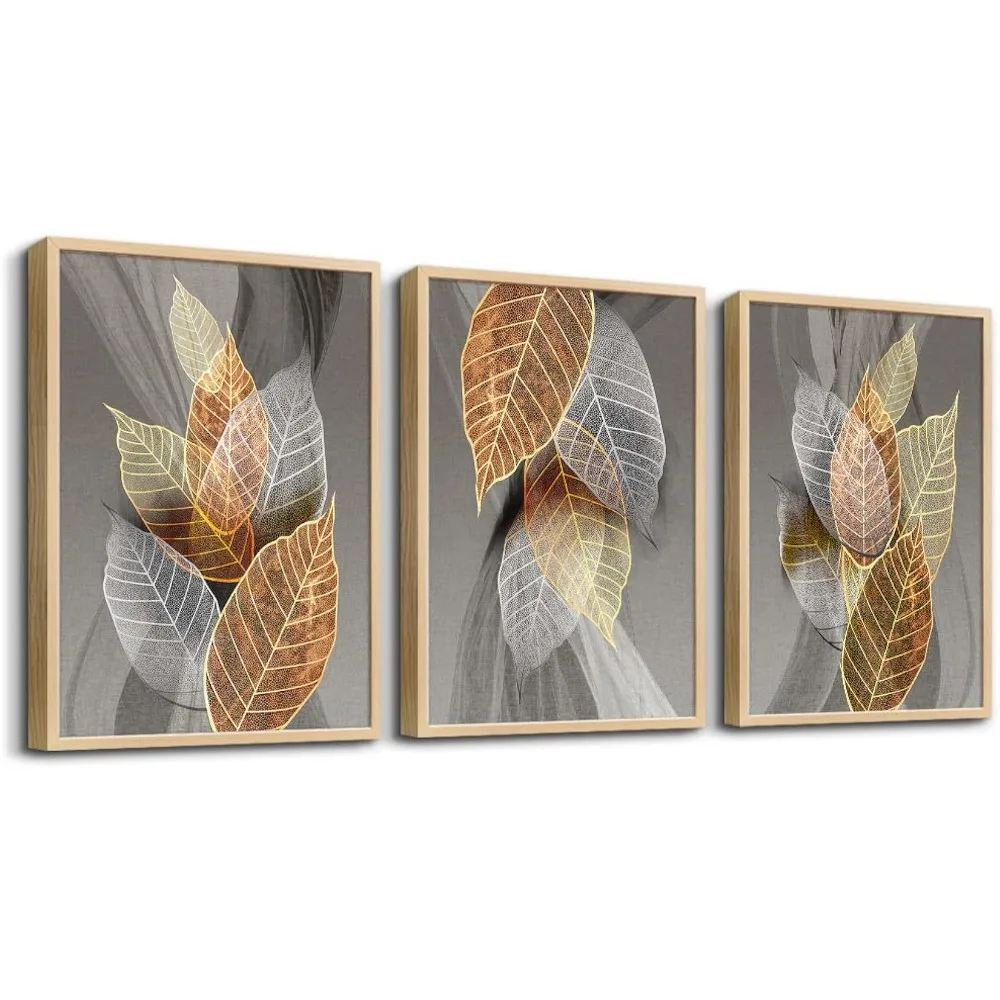 Metal Wall Art Decor Natural Wood Framed BRAND