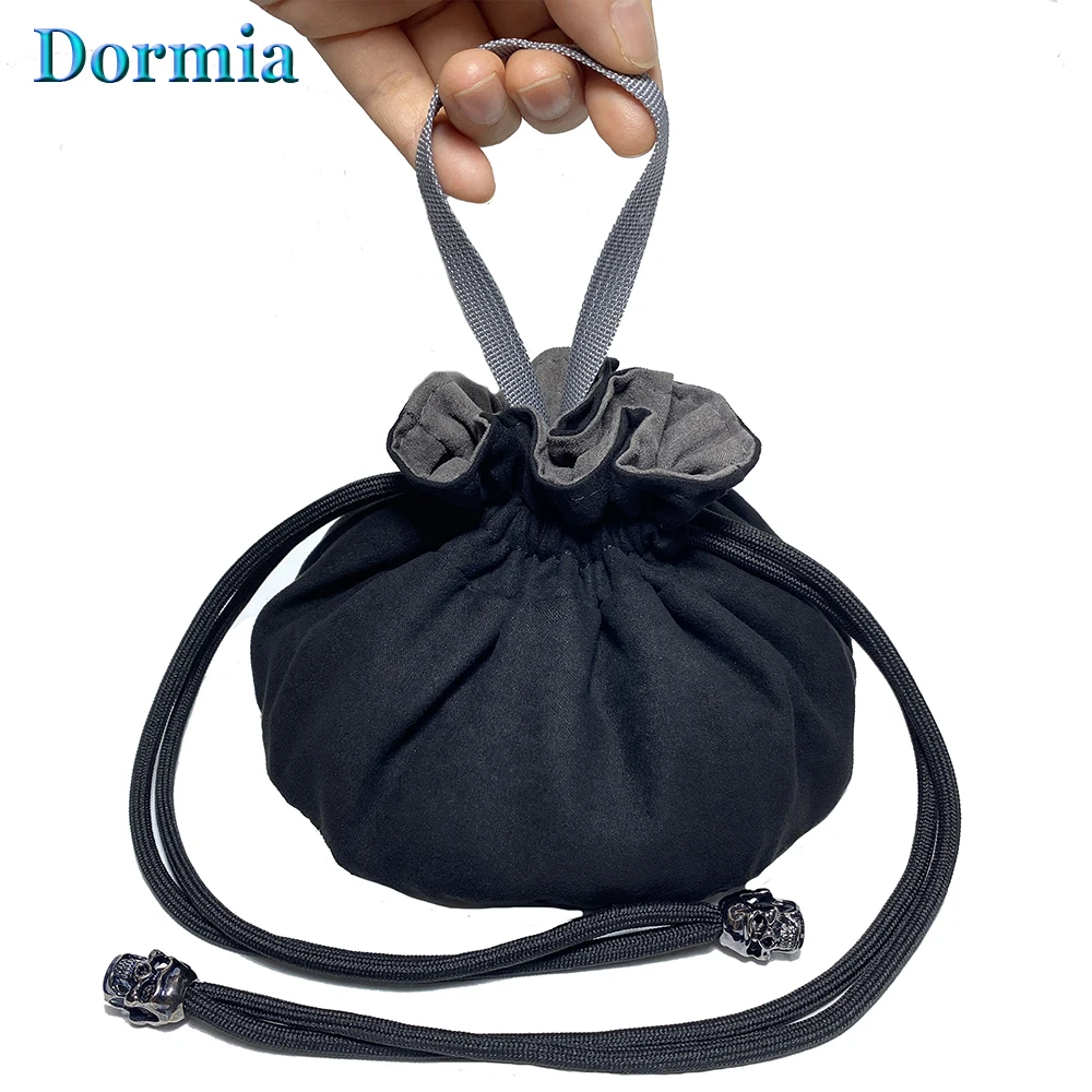 Dice Bag Pouch Storage Multifunction Portable Drawstring for DND Dices dice bag