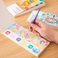 20 Pages+2 Pens Watercolor Picture Book Kindergarten Colored Graffiti Enlightenment Note Picture Book 1