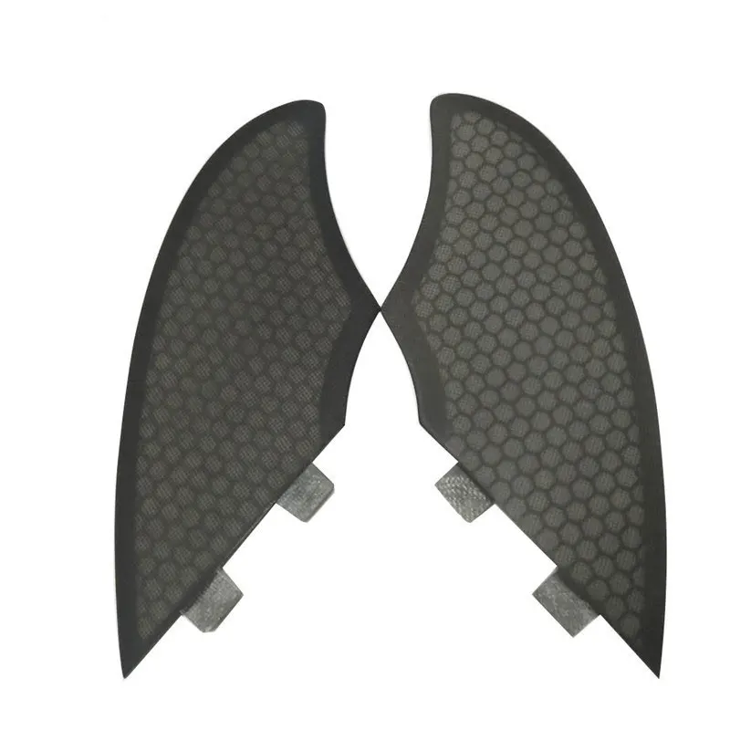 UPSURF FCS Keel Twin Fins FK Surfboard Side Fins Honeyconb Fiber Top Performance Surf Double Tabs Twin Set For Surfing