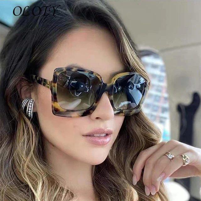 Retro Fashion Oversized Sunglasses Women Female Trendy Big Frame Gradient  Mirror Lunette De Soleil Femme - AliExpress