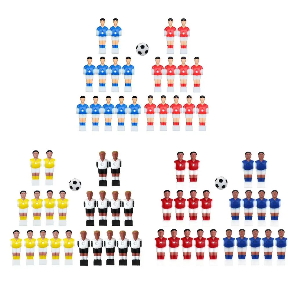 Foosball Men 22 Pieces Table Top Football Players Entertainment