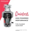 FF75DISPB1 3/4-HP Batch Feed Corded Disposer, 3/4 Horsepower 4