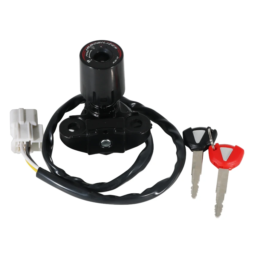 점화 스위치 문짝 잠금 키 세트, 가와사키 ER650 ER6N EX650 닌자 650 EX650 ER6F EX400 닌자 400 OEM:R27005-0552 오토바이
